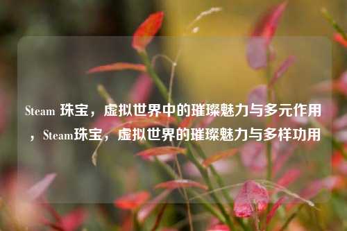 Steam 珠宝，虚拟世界中的璀璨魅力与多元作用，Steam珠宝，虚拟世界的璀璨魅力与多样功用