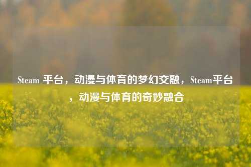 Steam 平台，动漫与体育的梦幻交融，Steam平台，动漫与体育的奇妙融合