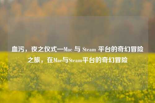 血污，夜之仪式—Mac 与 Steam 平台的奇幻冒险之旅，在Mac与Steam平台的奇幻冒险