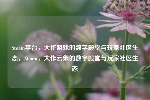 Steam平台，大作游戏的数字殿堂与玩家社区生态，Steam，大作云集的数字殿堂与玩家社区生态