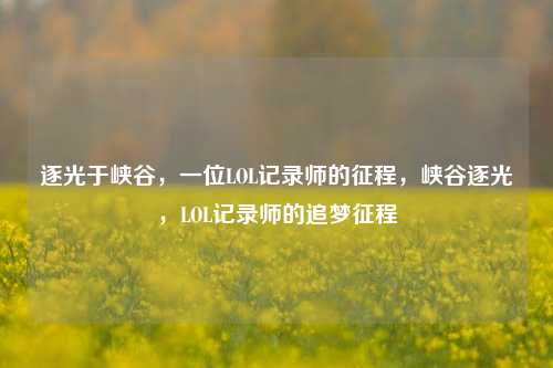 逐光于峡谷，一位LOL记录师的征程，峡谷逐光，LOL记录师的追梦征程