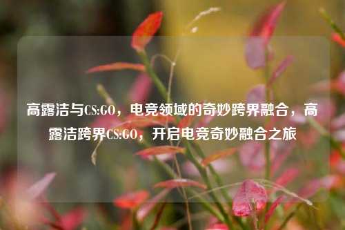 高露洁与CS:GO，电竞领域的奇妙跨界融合，高露洁跨界CS:GO，开启电竞奇妙融合之旅