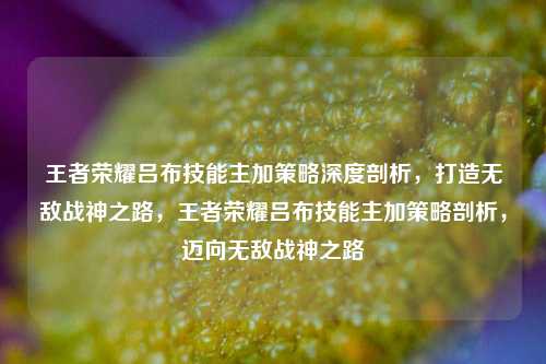 王者荣耀吕布技能主加策略深度剖析，打造无敌战神之路，王者荣耀吕布技能主加策略剖析，迈向无敌战神之路