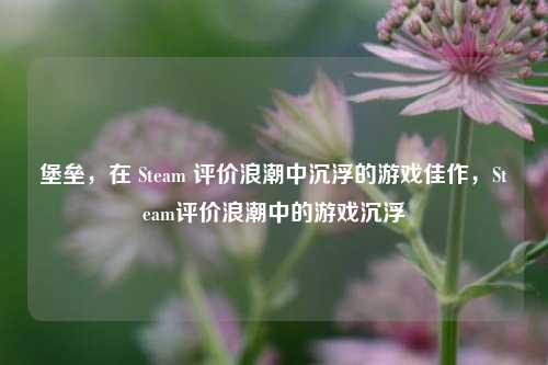堡垒，在 Steam 评价浪潮中沉浮的游戏佳作，Steam评价浪潮中的游戏沉浮