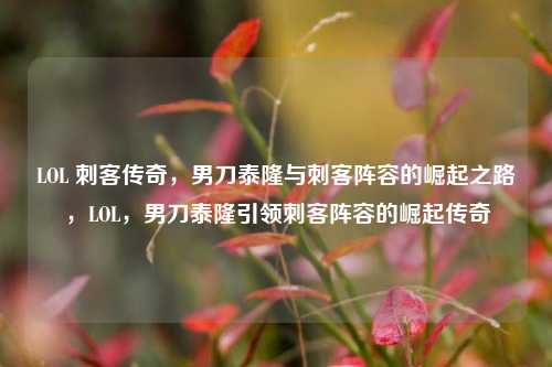 LOL 刺客传奇，男刀泰隆与刺客阵容的崛起之路，LOL，男刀泰隆引领刺客阵容的崛起传奇