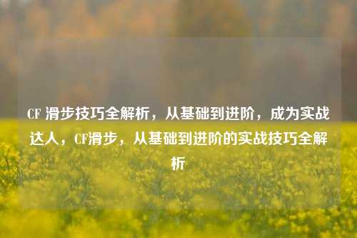 CF 滑步技巧全解析，从基础到进阶，成为实战达人，CF滑步，从基础到进阶的实战技巧全解析