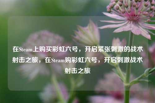 在Steam上购买彩虹六号，开启紧张刺激的战术射击之旅，在Steam购彩虹六号，开启刺激战术射击之旅