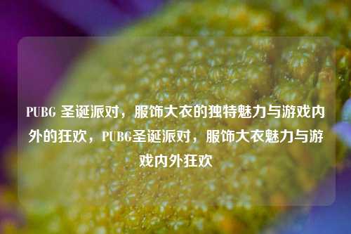 PUBG 圣诞派对，服饰大衣的独特魅力与游戏内外的狂欢，PUBG圣诞派对，服饰大衣魅力与游戏内外狂欢