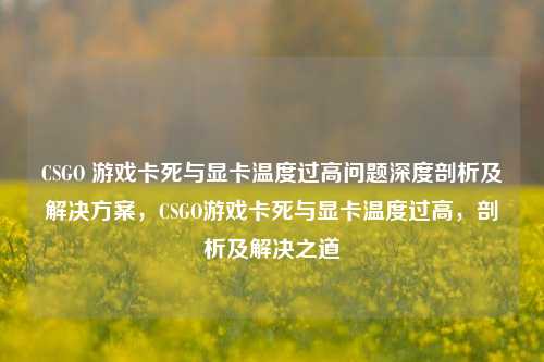CSGO 游戏卡死与显卡温度过高问题深度剖析及解决方案，CSGO游戏卡死与显卡温度过高，剖析及解决之道