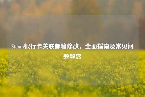 Steam银行卡关联邮箱修改，全面指南及常见问题解惑