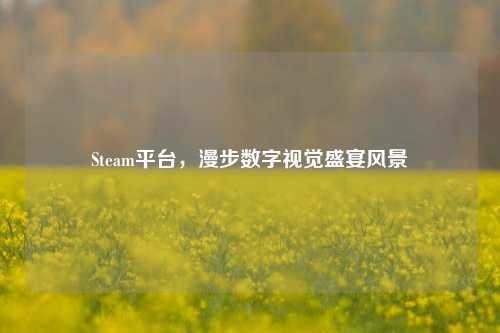 Steam平台，漫步数字视觉盛宴风景