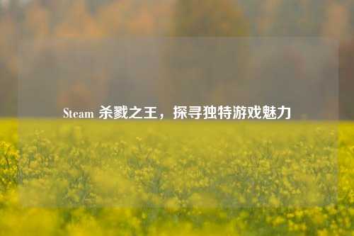 Steam 杀戮之王，探寻独特游戏魅力