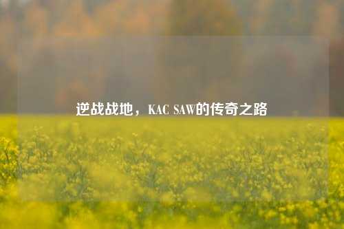 逆战战地，KAC SAW的传奇之路