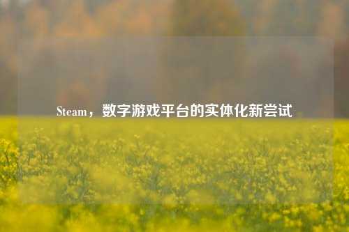 Steam，数字游戏平台的实体化新尝试