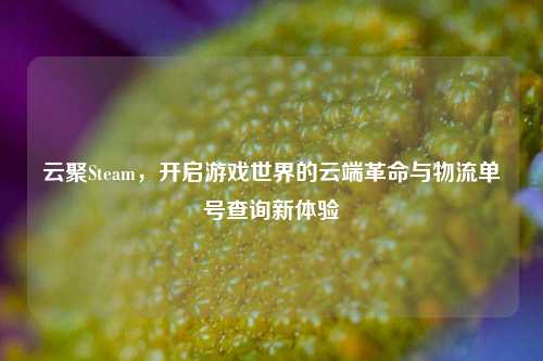 云聚Steam，开启游戏世界的云端革命与物流单号查询新体验