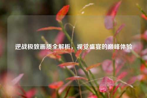 逆战极致画质全解析，视觉盛宴的巅峰体验